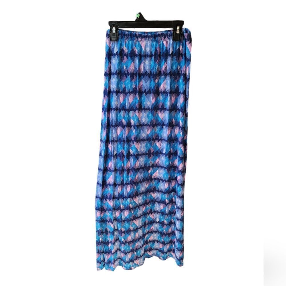Decree Geometric print maxi skirt